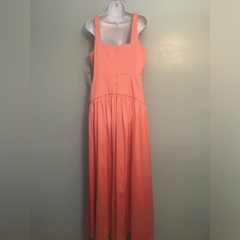 Aidan Mattox Coral Square-Neck Maxi Dress - Picture 3 of 16